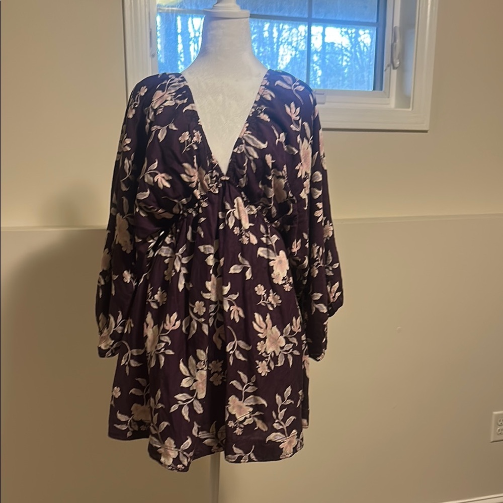 Floral V-Neck Dress